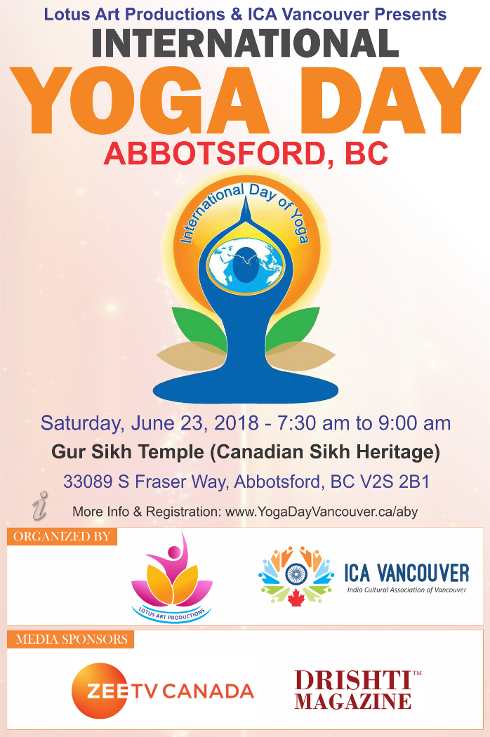 International Yoga Day Abbotsford BC 2018